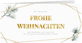 Klick: Details zu Geschäftliche Weihnachtskarte "Edeltanne" anzeigen Geschäftliche Weihnachtskarte "Edeltanne"