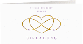 Klick: Details zu Hochzeitseinladung "Infinity" anzeigen Hochzeitseinladung Infinity