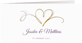 Hochzeitseinladung "Envie"