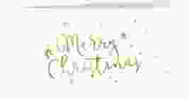 Geschäftliche Weihnachtskarte "Winterfreude"