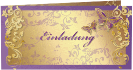 Hochzeitseinladung "Toulouse"