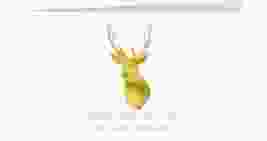 Geschäftliche Weihnachtskarte "Deer"