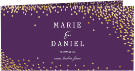 Klick: Details zu Hochzeitseinladung "Glitter" anzeigen Hochzeitseinladung Glitter