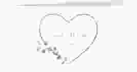 Danksagungskarte Hochzeit "Greenheart"