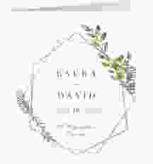 Hochzeitseinladung "Herbarium"