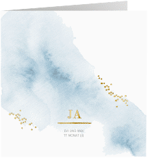 Hochzeitseinladung "Pastell"