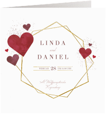 Klick: Details zu Hochzeitseinladung "Herzlich" anzeigen Hochzeitseinladung "Herzlich"