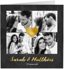 Hochzeitseinladung "Sparkly"