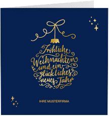 Klick: Details zu Geschäftliche Weihnachtskarte "Lichterglanz" anzeigen Geschäftliche Weihnachtskarte "Lichterglanz"