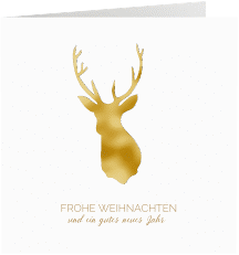 Klick: Details zu Business-Weihnachtskarte "Deer" anzeigen Business-Weihnachtskarte "Deer"