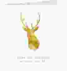 Business-Weihnachtskarte "Deer"