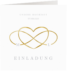 Klick: Details zu Hochzeitseinladung "Infinity" anzeigen Hochzeitseinladung "Infinity"
