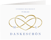 Klick: Details zu Danksagungskarte Hochzeit "Infinity" anzeigen Danksagungskarte Hochzeit "Infinity"