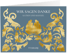 Klick: Details zu Danksagungskarte Hochzeit "Royal" anzeigen Danksagungskarte Hochzeit "Royal"