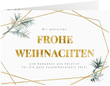 Klick: Details zu Geschäftliche Weihnachtskarte "Edeltanne" anzeigen Geschäftliche Weihnachtskarte "Edeltanne"