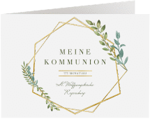 Klick: Details zu Kommunionseinladung "Salbung" anzeigen Kommunionseinladung "Salbung"