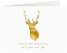 Klick: Details zu Geschäftliche Weihnachtskarte "Deer" anzeigen Geschäftliche Weihnachtskarte "Deer"