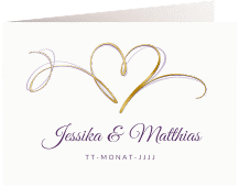 Hochzeitseinladung "Envie"