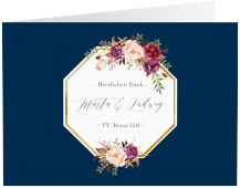 Klick: Details zu Danksagungskarte Hochzeit "Prachtvoll" anzeigen Danksagungskarte Hochzeit "Prachtvoll"