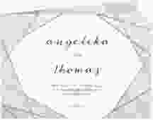 Hochzeitseinladung "Asymmetry"