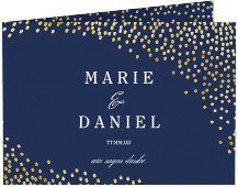 Danksagungskarte Hochzeit "Glitter"