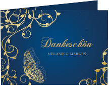 Klick: Details zu Danksagungskarte Hochzeit "Eternity" anzeigen Danksagungskarte Hochzeit "Eternity"