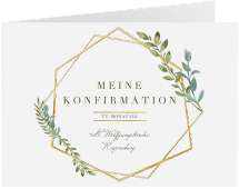 Konfirmationseinladung "Unction"