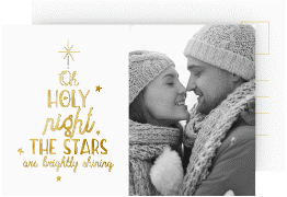 Weihnachtskarte "Winterhimmel"