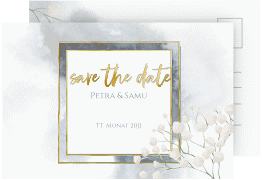 Klick: Details zu Save the Date-Postkarte "Winter" anzeigen Save the Date-Postkarte "Winter"