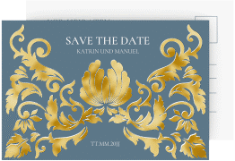 Klick: Details zu Save the Date-Postkarte "Royal" anzeigen Save the Date-Postkarte "Royal"