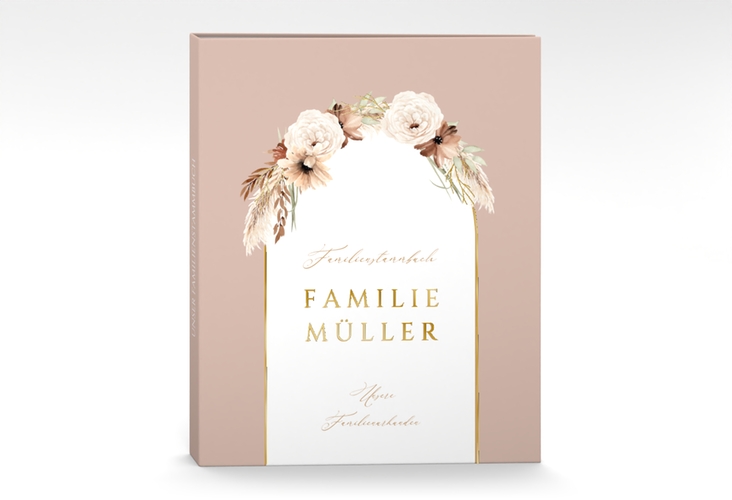 Stammbuch A4 Blumenbogen Stammbuch A4 rosa gold