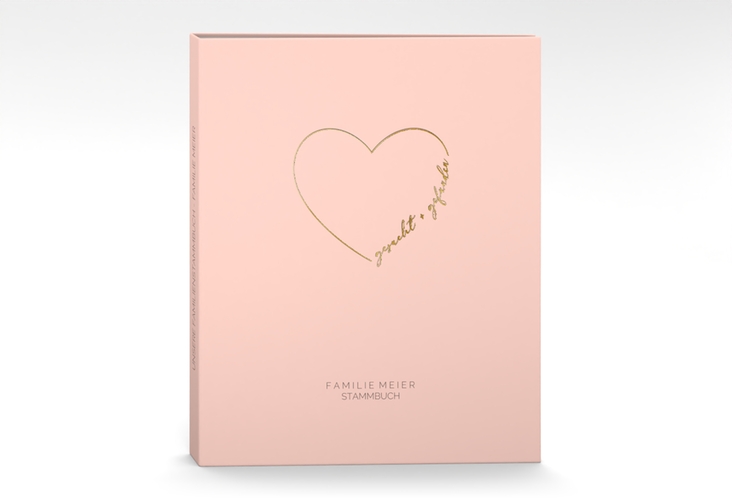 Stammbuch A4 Lebenstraum Stammbuch A4 rosa gold