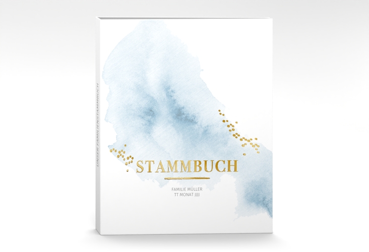 Stammbuch A4 Pastell Stammbuch A4 blau gold