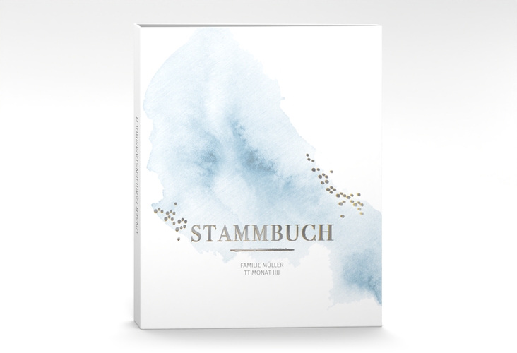 Stammbuch A4 Pastell Stammbuch A4 blau silber