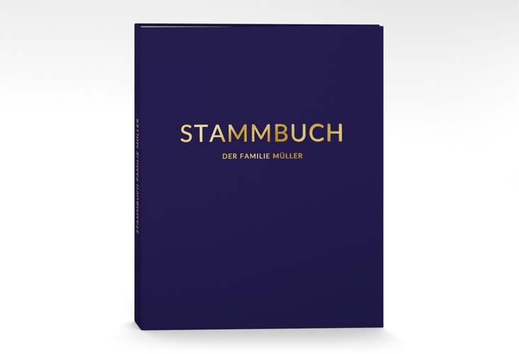 Stammbuch A4 Standesamt Stammbuch A4 blau gold