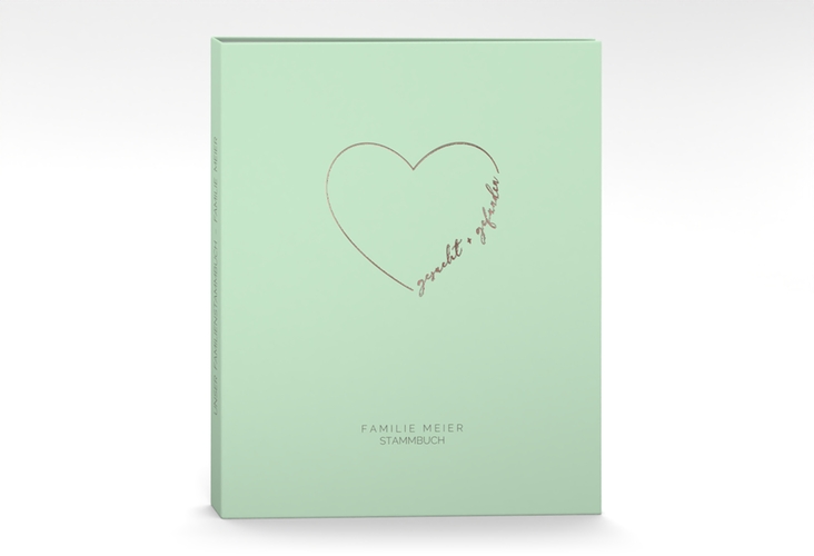 Stammbuch A4 Lebenstraum Stammbuch A4 mint rosegold