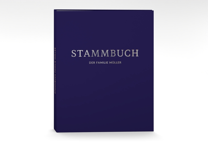 Stammbuch A4 Standesamt Stammbuch A4 blau silber