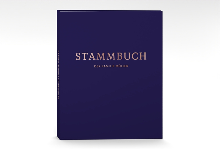 Stammbuch A4 Standesamt Stammbuch A4 blau rosegold
