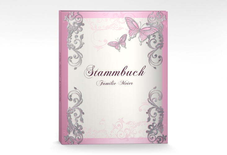 Stammbuch A4 Toulouse Stammbuch A4 rosa silber