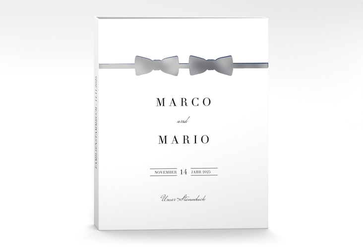 Stammbuch A4 Suits Stammbuch A4 blau silber