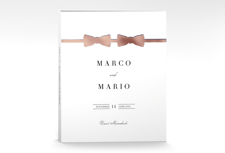 Stammbuch A4 Suits Stammbuch A4 blau rosegold