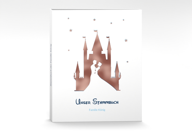 Stammbuch A4 Castle Stammbuch A4 blau rosegold