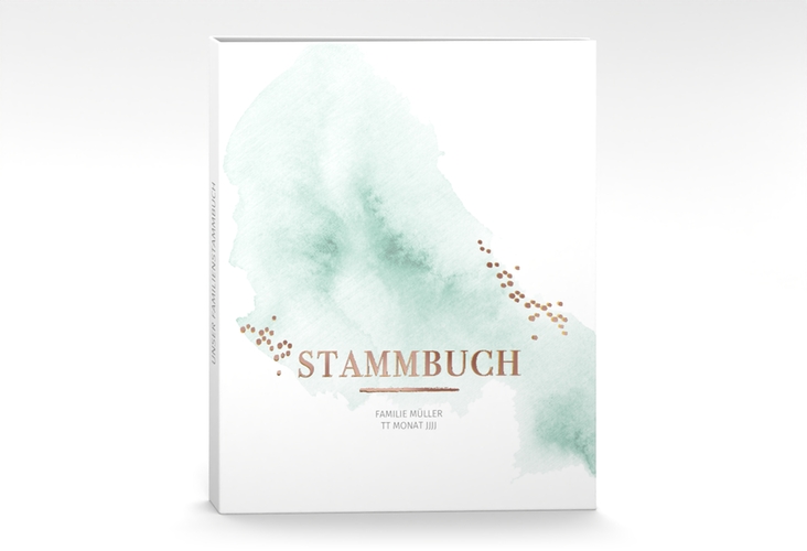 Stammbuch A4 Pastell Stammbuch A4 mint rosegold