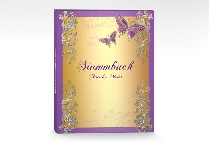 Stammbuch A4 Toulouse Stammbuch A4 lila silber