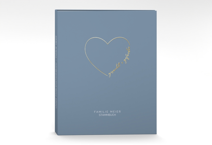 Stammbuch A4 Lebenstraum Stammbuch A4 blau gold