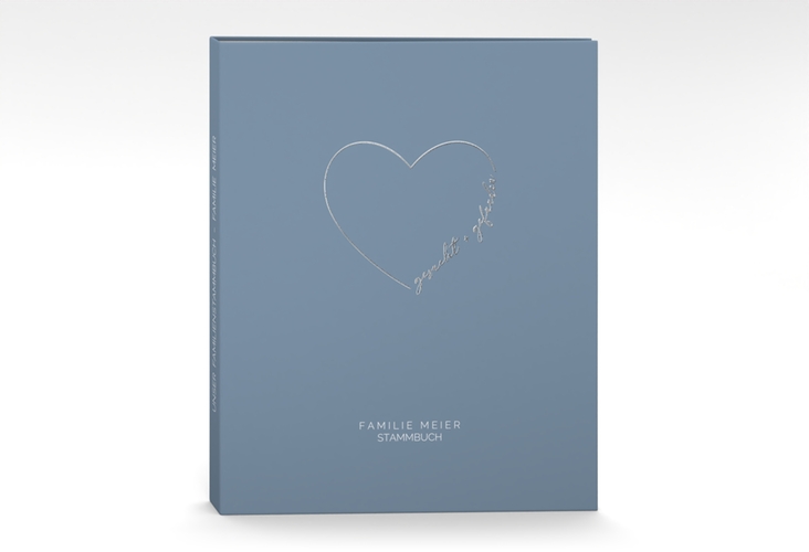 Stammbuch A4 Lebenstraum Stammbuch A4 blau silber