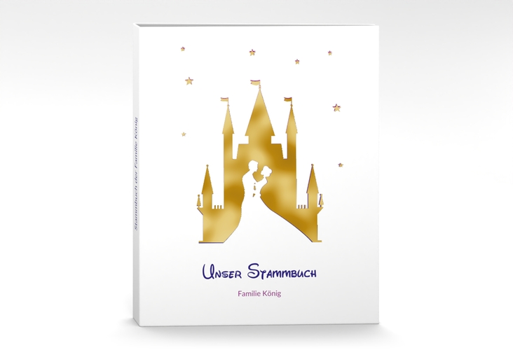 Stammbuch A4 Castle Stammbuch A4 lila gold