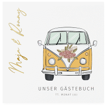 Gästebuch Creation "Hochzeitsbulli"