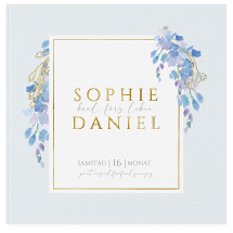 Klick: Details zu Gästebuch Creation Hochzeit "Blauregen" anzeigen Gästebuch Creation Hochzeit "Blauregen"