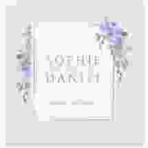 Gästebuch Creation Hochzeit "Blauregen"